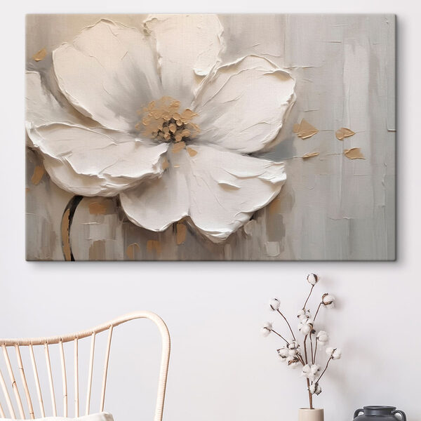 Eleganță florală albă delicată afișată Eleganță florală albă delicată afișată