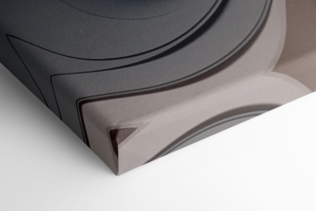 Soft curves in muted tones