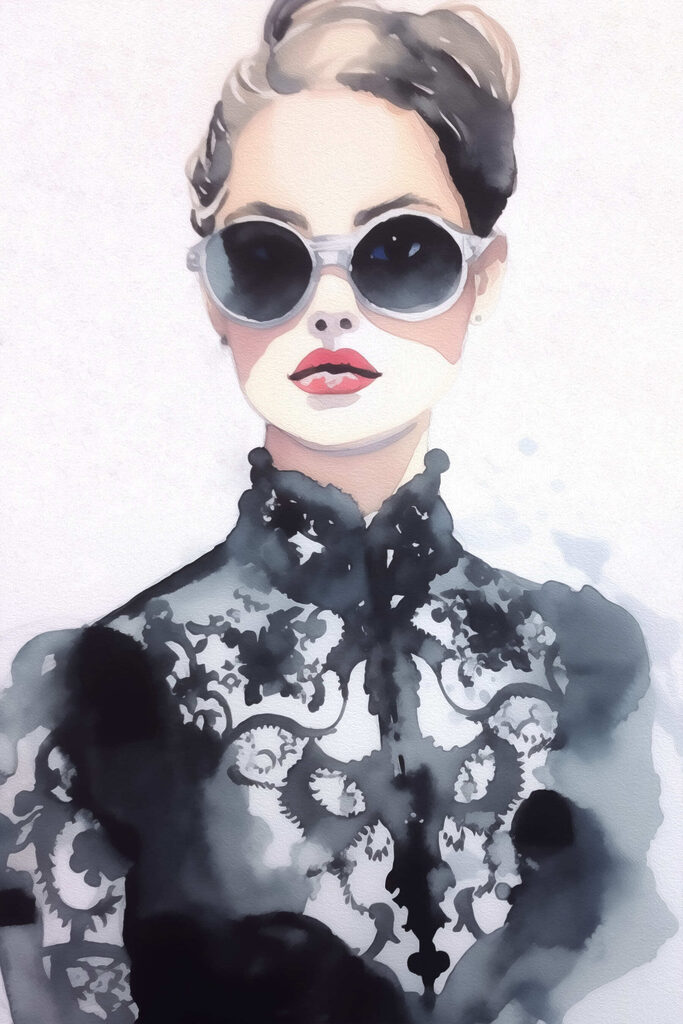 Woman wearing sunglasses Woman wearing sunglasses