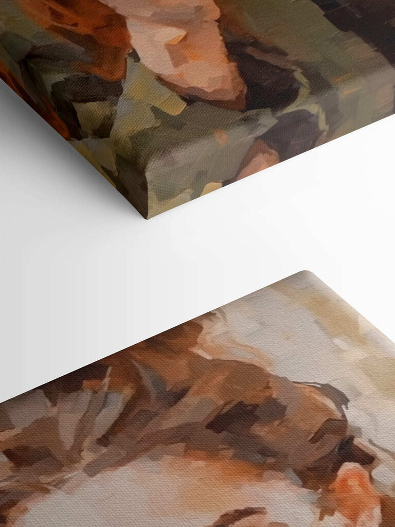 Woman holding a white cup