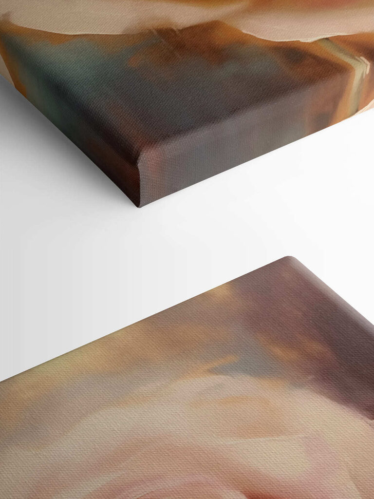 Elegant rose in soft hues