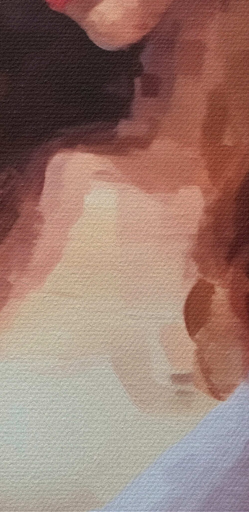 Woman holding a wine glass