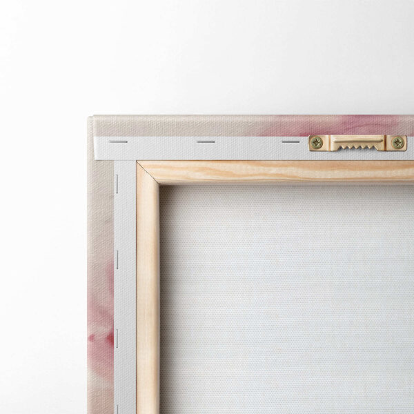 Painting of a pink rose