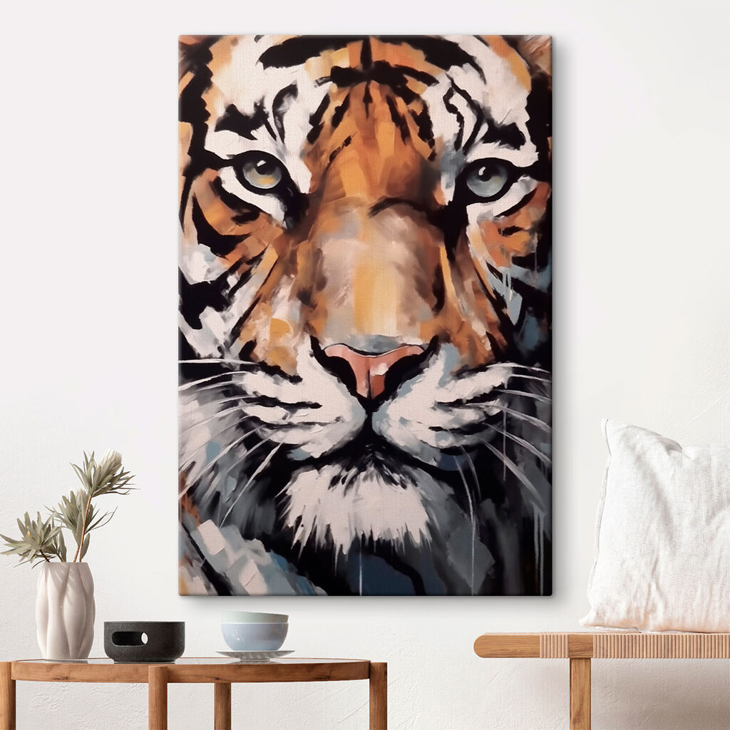 Painting of a tiger