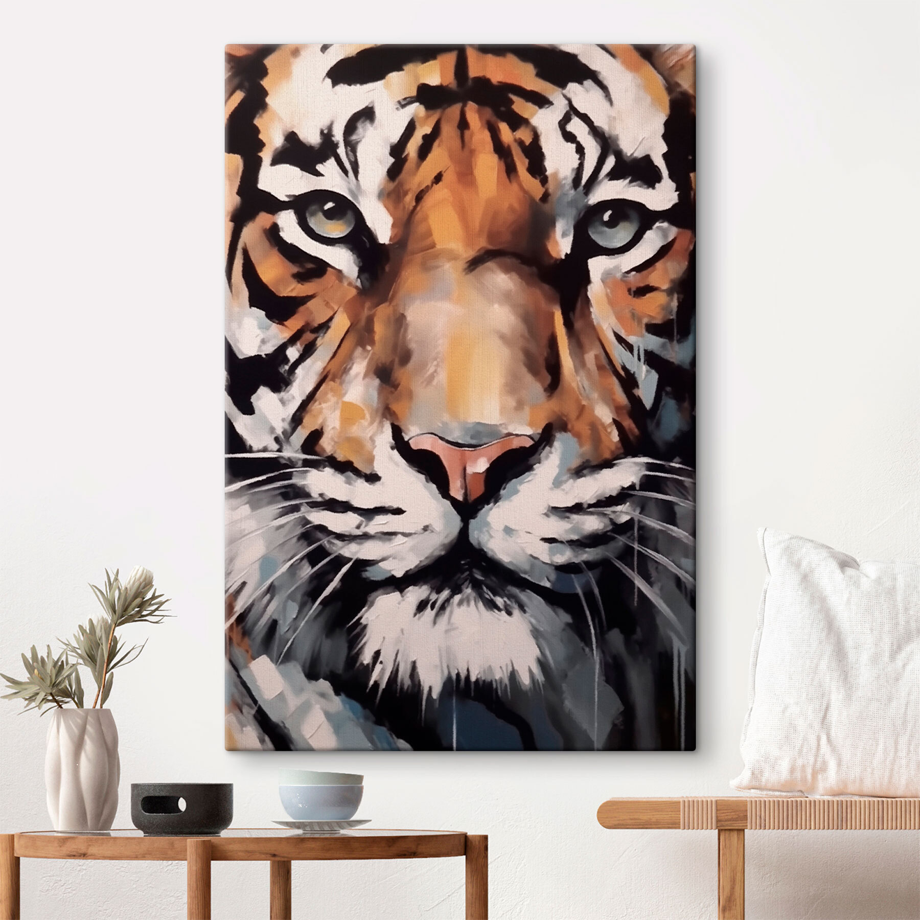 Painting of a tiger