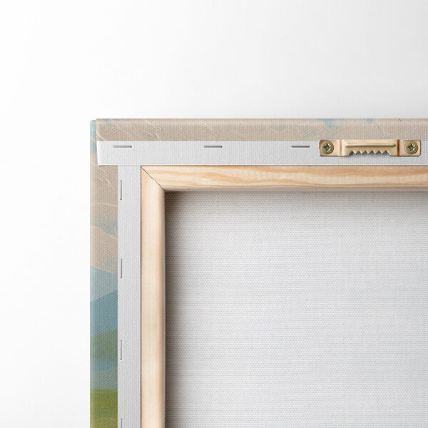 Field of flowers and mountains Field of flowers and mountains