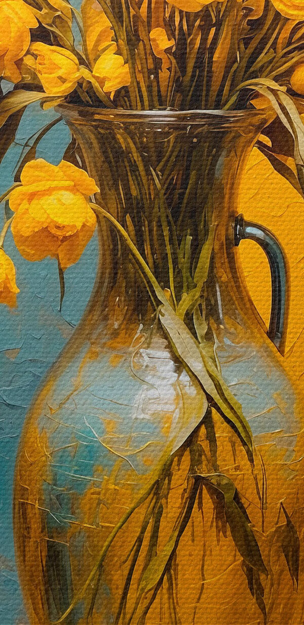 Vază de flori galbene Vază de flori galbene