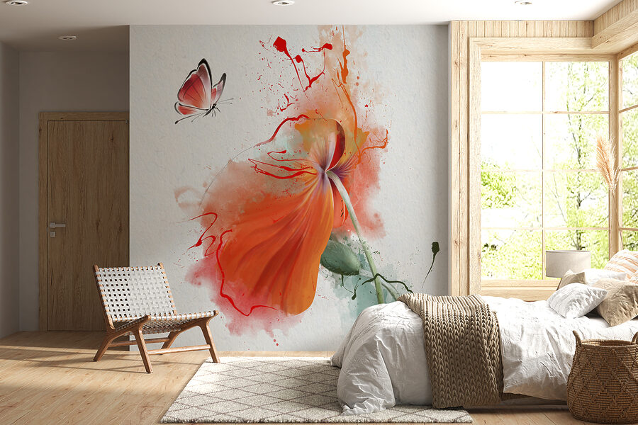 Fluture pe o floare