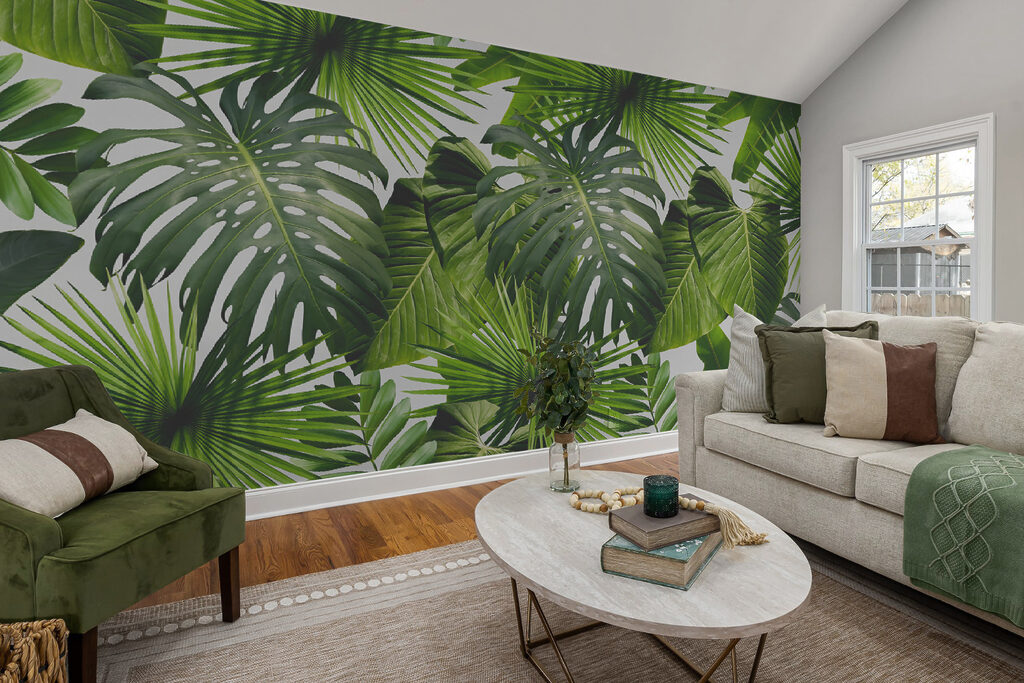 Group of green leaves