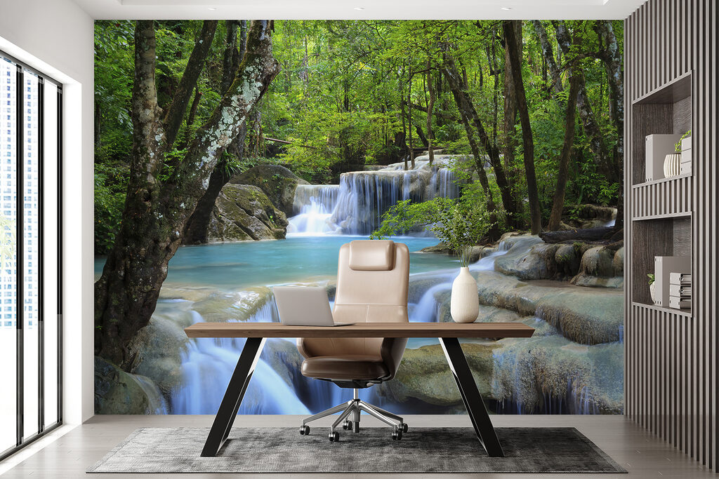 Waterfall in a forest