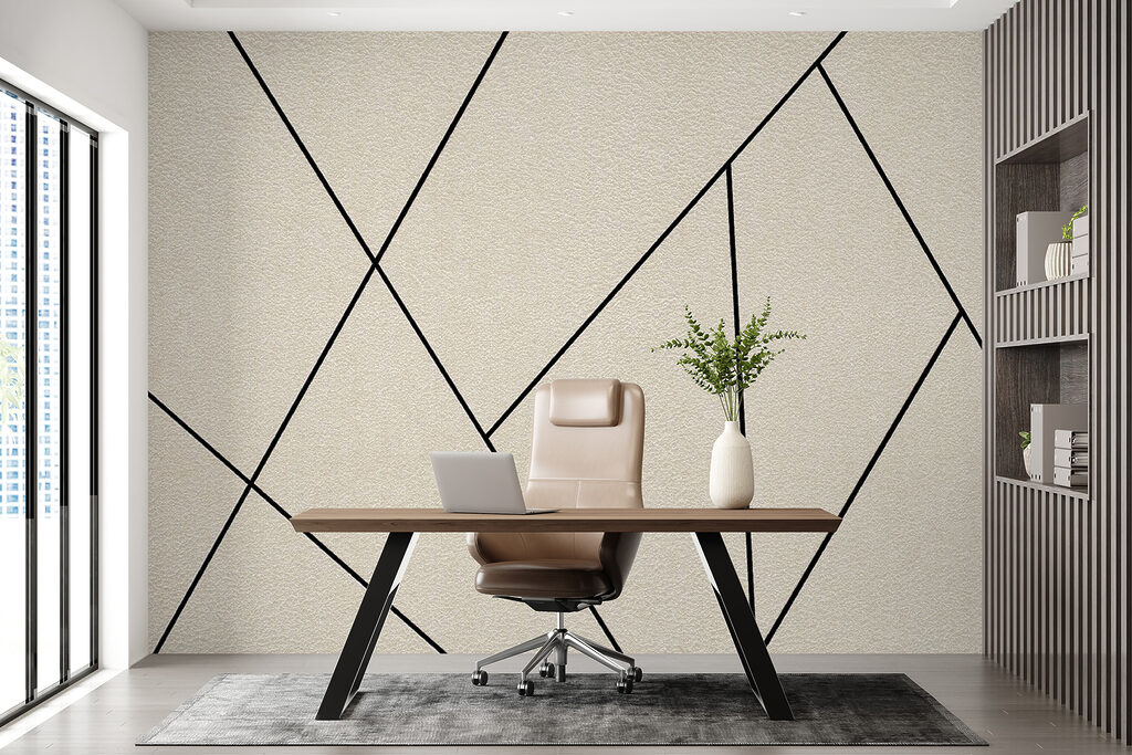 Geometric patterns on textured background