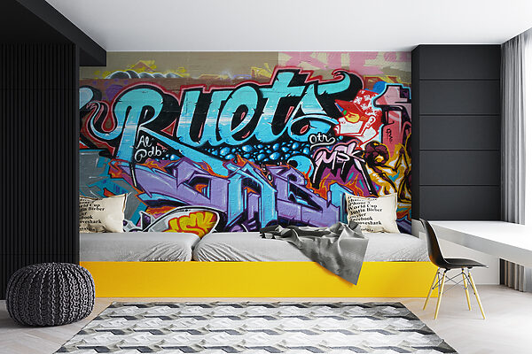 Perete cu graffiti Perete cu graffiti