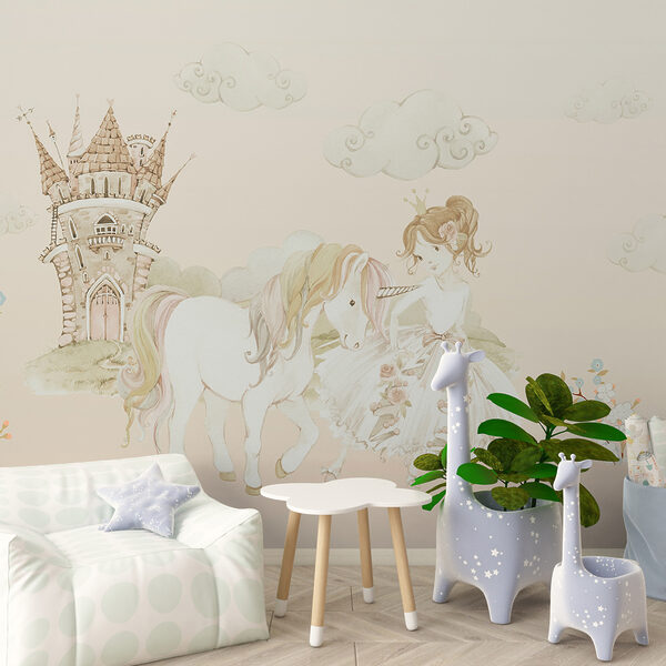 Fata și un unicorn Fata și un unicorn