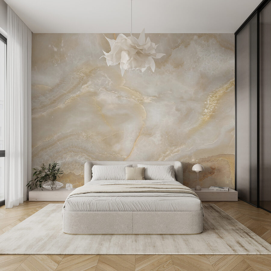 Fototapet Marmură elegantă cu tonuri subtile. - imagine 5