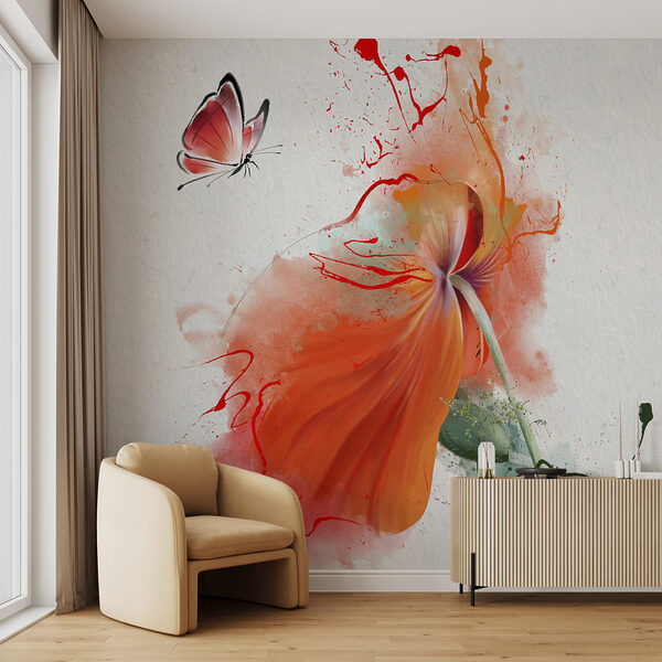 Fluture pe o floare Fluture pe o floare