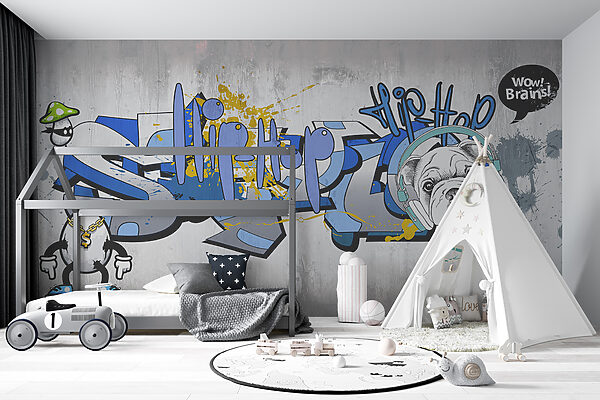 Graffiti pe un perete Graffiti pe un perete