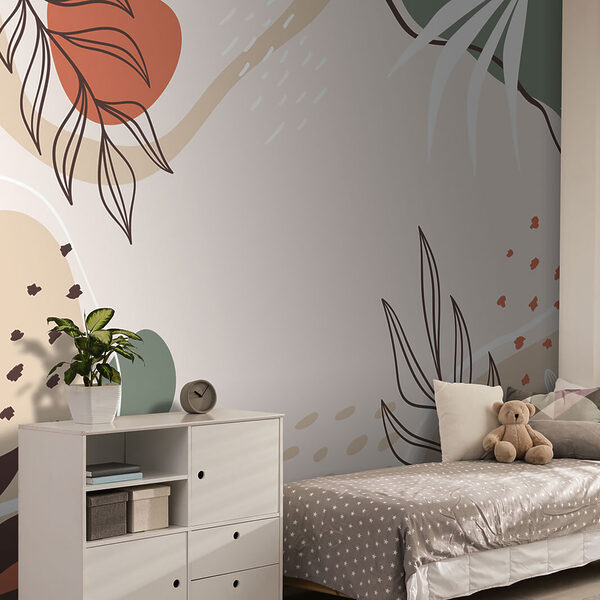 Design floral colorat pe un fundal alb Design floral colorat pe un fundal alb
