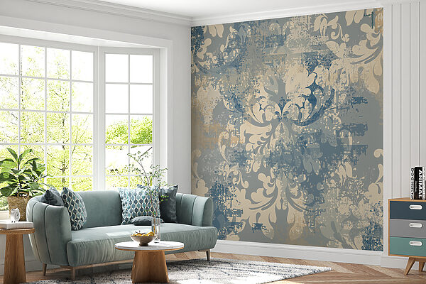 Design elegant cu model floral de epocă. Design elegant cu model floral de epocă.