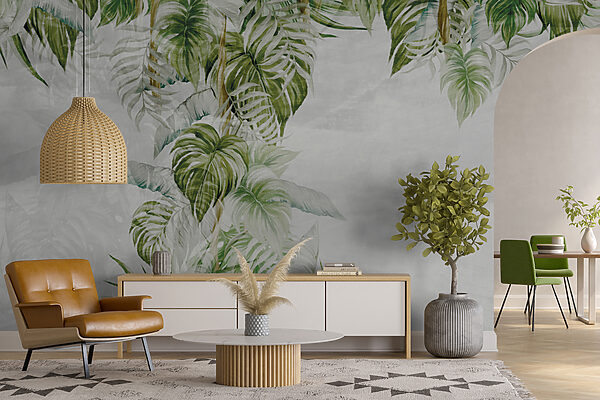 Pictura unei plante tropicale Pictura unei plante tropicale