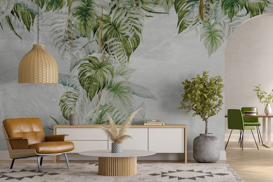 Pictura unei plante tropicale Pictura unei plante tropicale