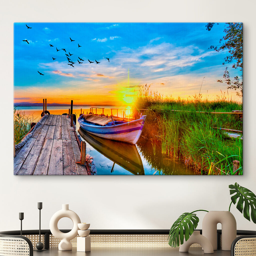 A boat on the water