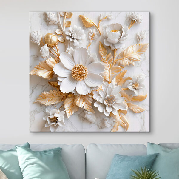 Design floral elegant în crem și bej Design floral elegant în crem și bej