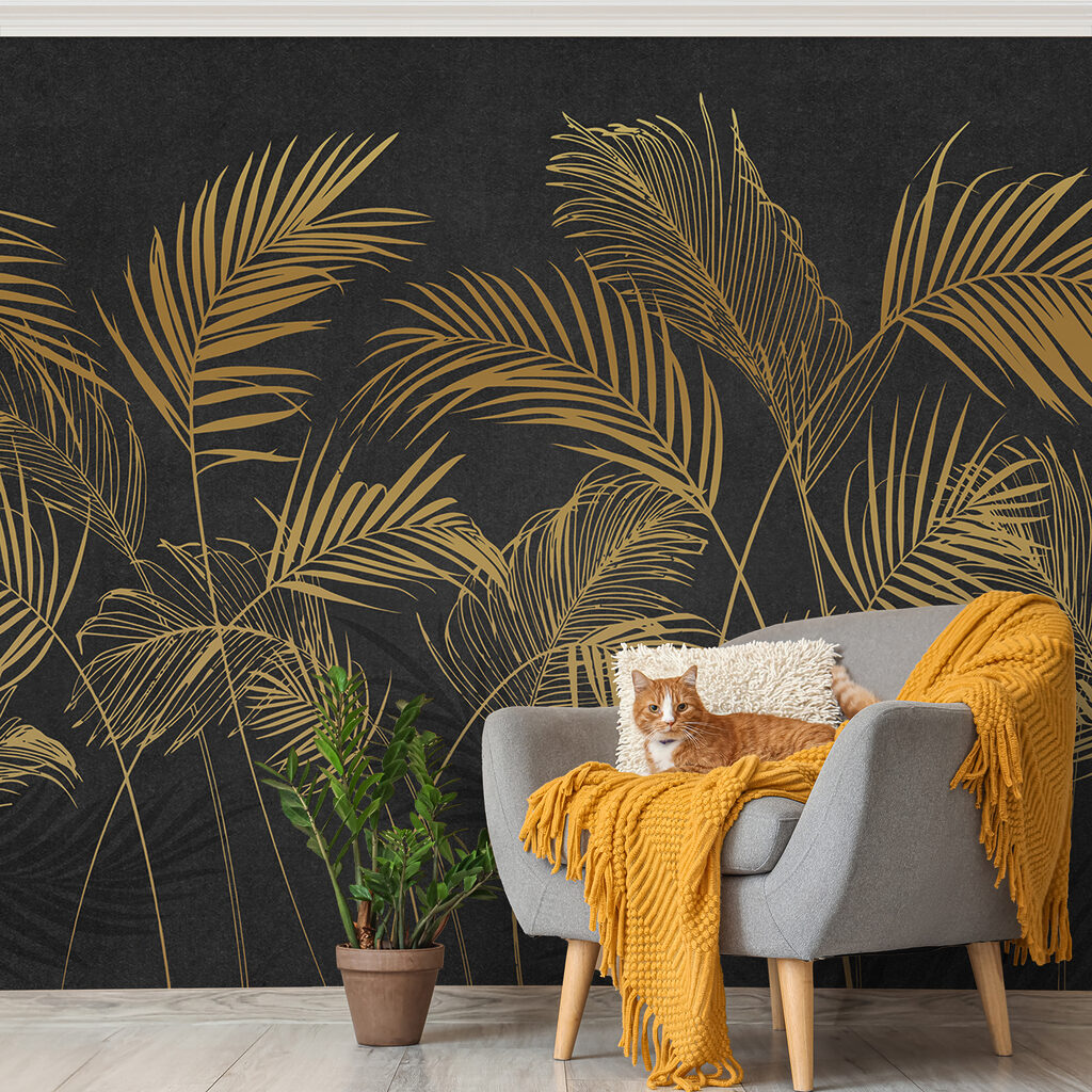 Group of palm leaves Group of palm leaves