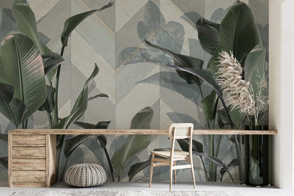 Plant with leaves on it