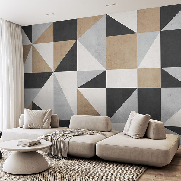 A pattern of triangles and triangles