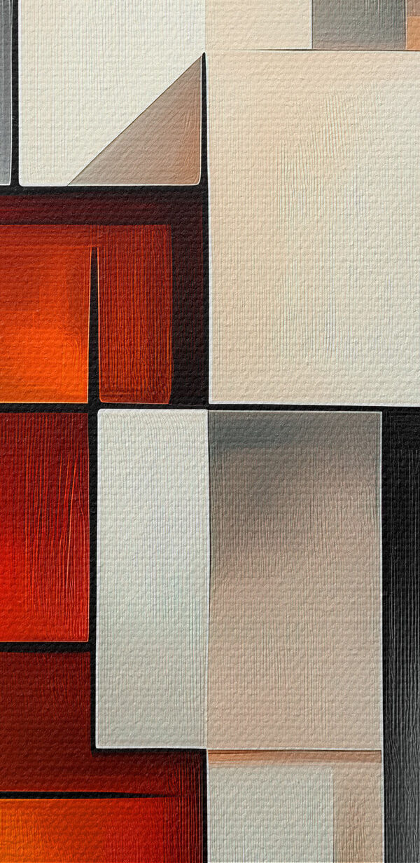 Piesă de artă colorată din pătrate Piesă de artă colorată din pătrate