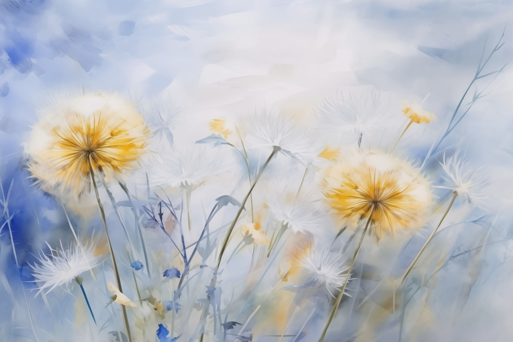 Yellow and white flowers Yellow and white flowers