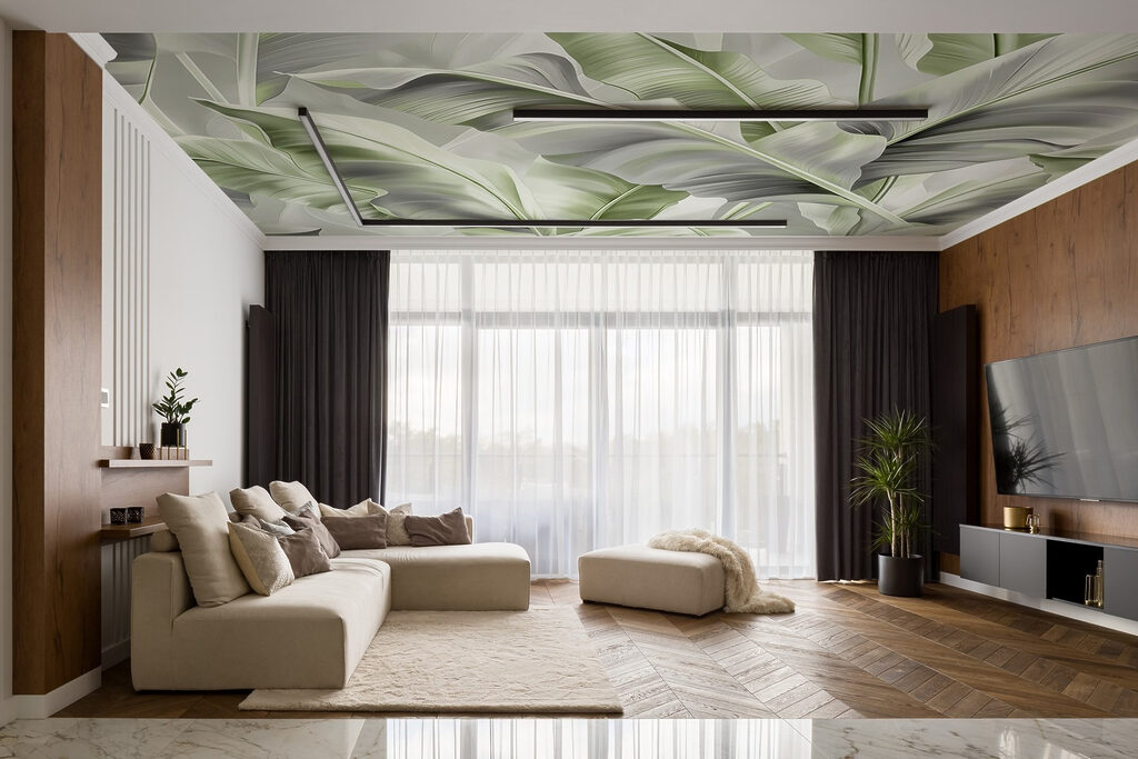 A close up of leaves