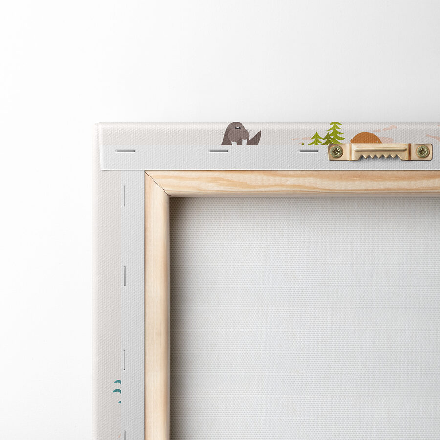 Tablouri O hartă a lumii cu animale - imagine 10