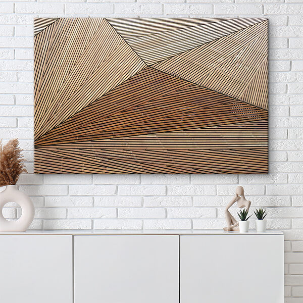 A close up of a wood floor