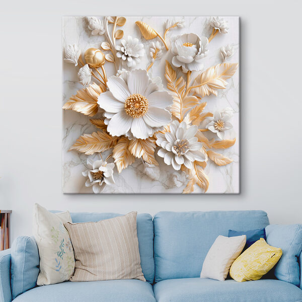 Design floral elegant în crem și bej Design floral elegant în crem și bej