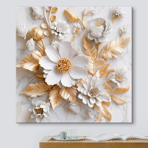 Design floral elegant în crem și bej Design floral elegant în crem și bej