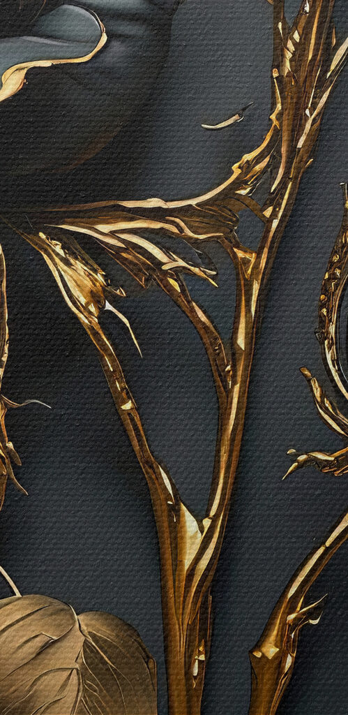 Elegant Midnight Roses in Bloom