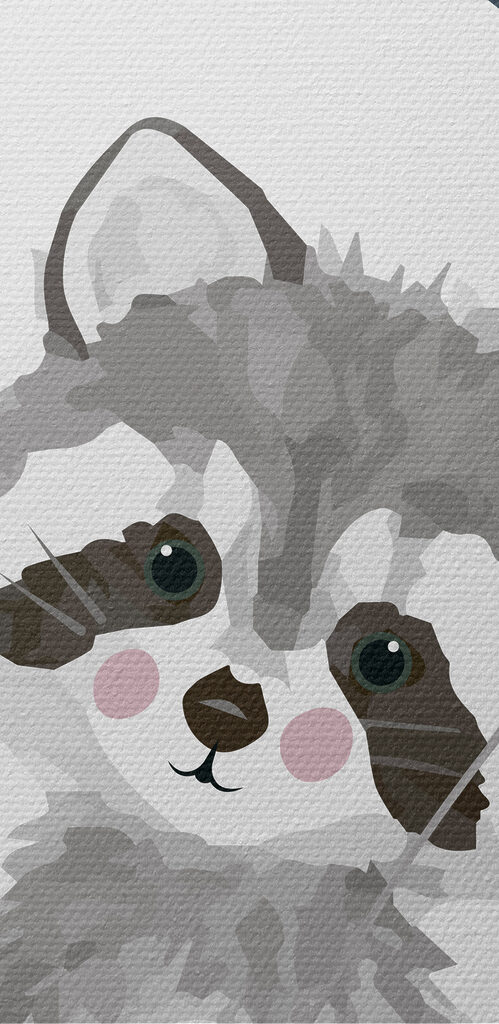 A raccoon holding a balloon A raccoon holding a balloon