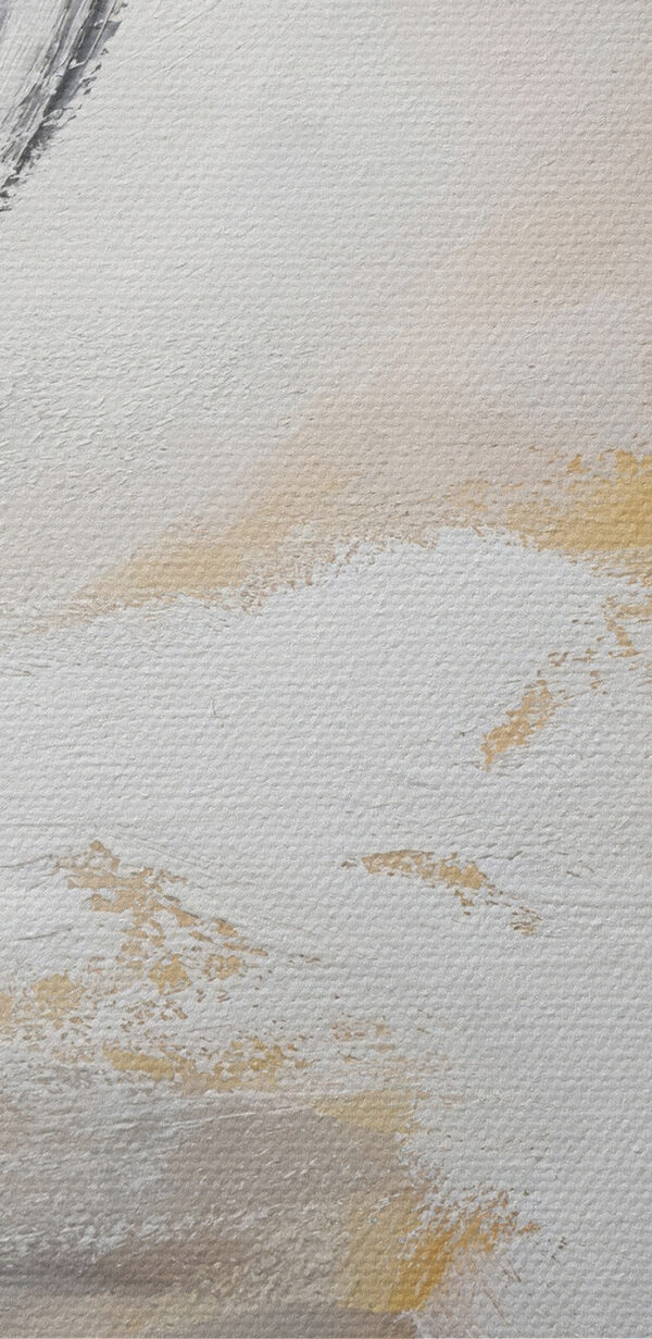 O artă abstractă albă și gri O artă abstractă albă și gri