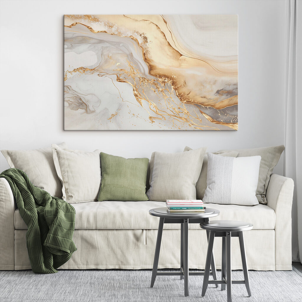 Elegant swirls of cream and amber Elegant swirls of cream and amber