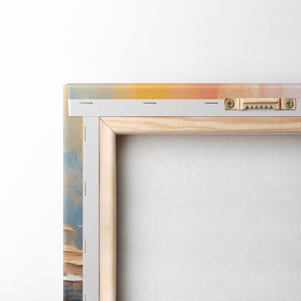 A painting of a colorful sky A painting of a colorful sky