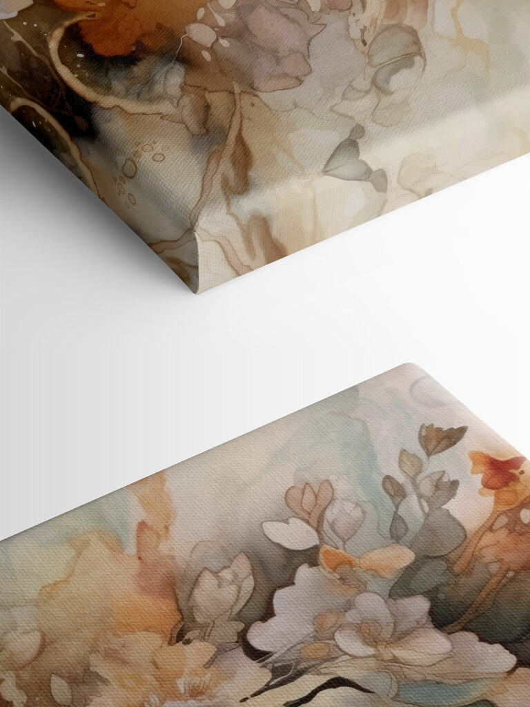 A painting of flowers