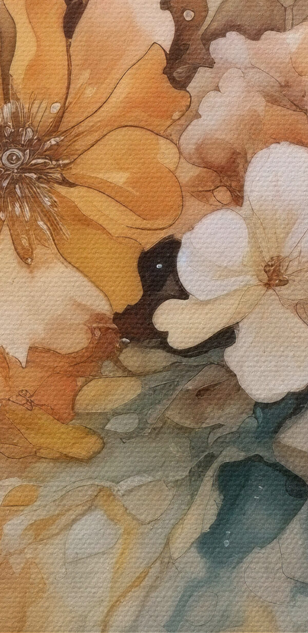 O pictură de flori O pictură de flori