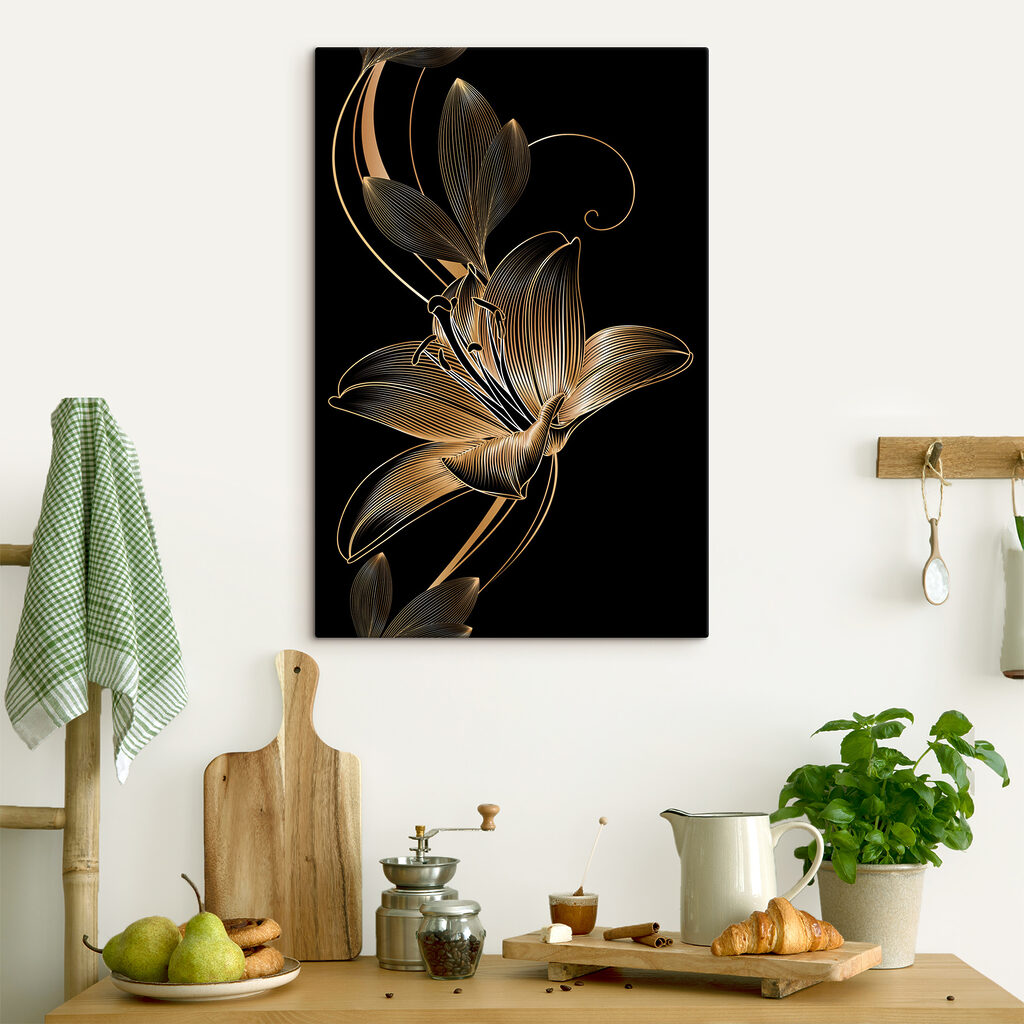 s34437pik301s 1024x1024 - Artă florală elegantă în negru și chihlimbar