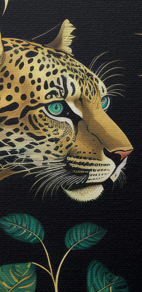 A leopard in the jungle A leopard in the jungle