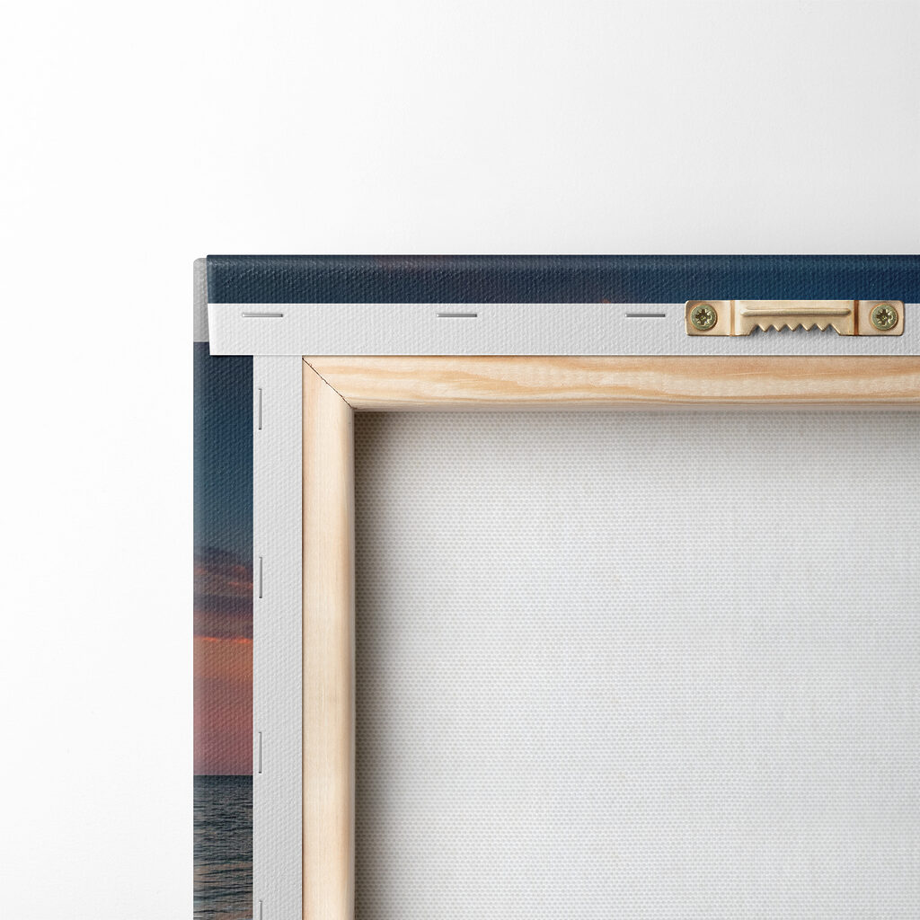 A sunset over a beach