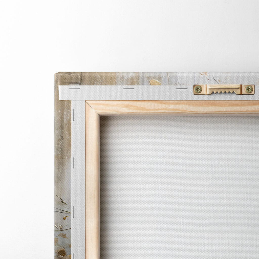 A painting of flowers in a vase