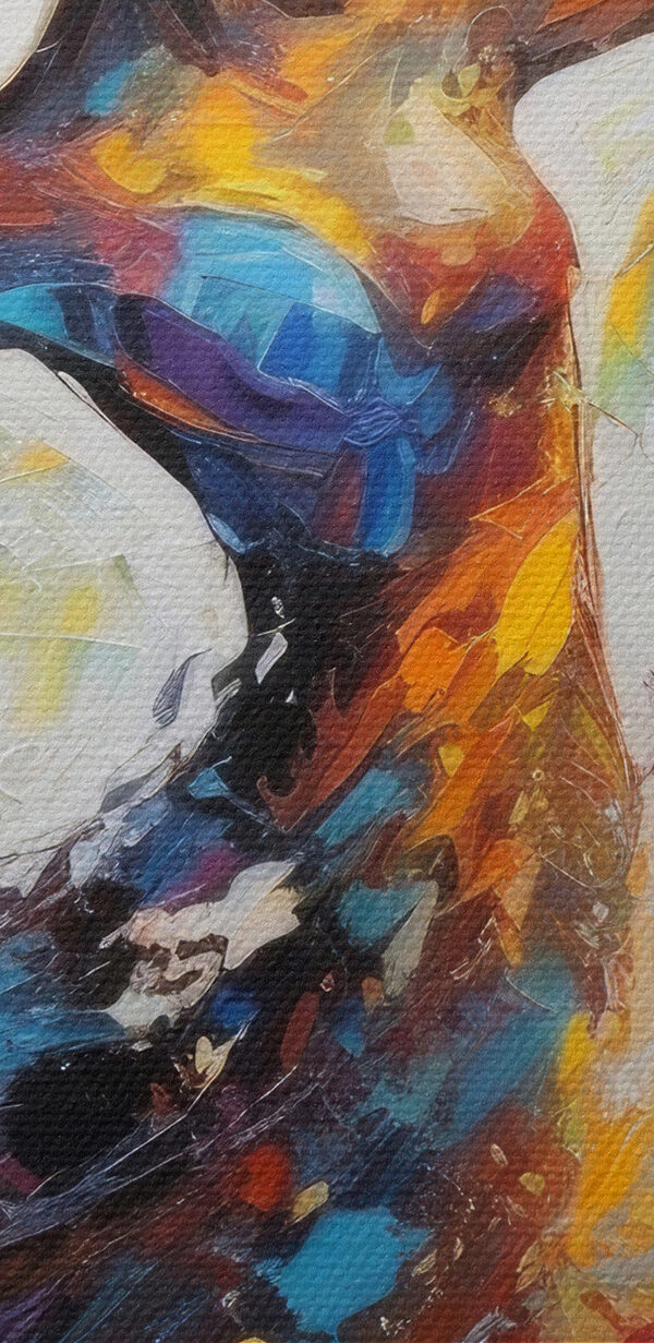 Un tablou cu o femeie care dansează Un tablou cu o femeie care dansează