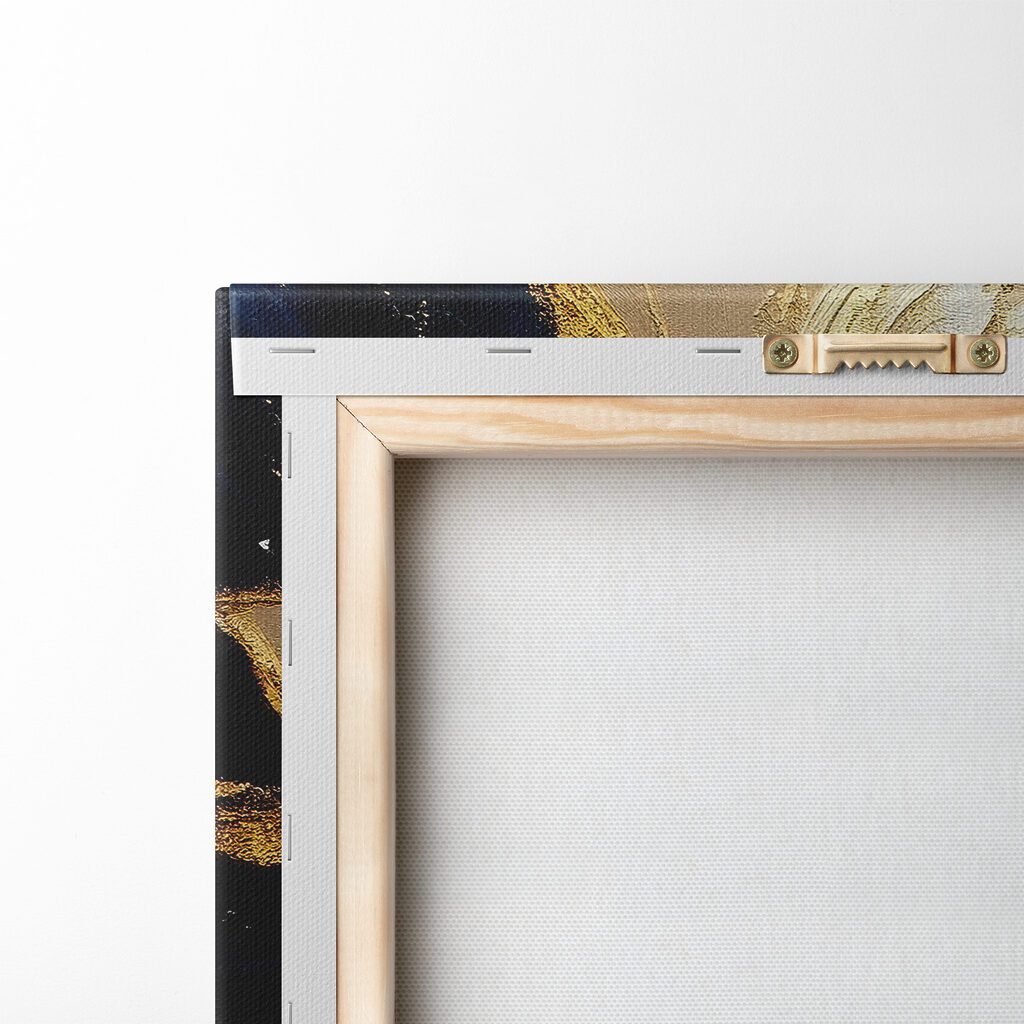 A painting of a flower