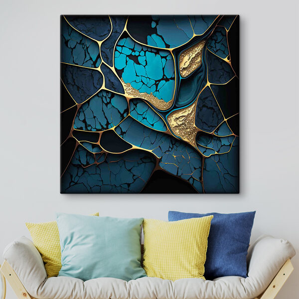 Eleganță abstractă turcoaz și bronz s35415pig121s 600x600 - Eleganță abstractă turcoaz și bronz
